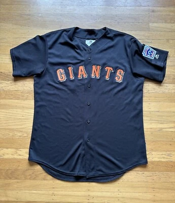Camiseta Majestic masculina preta San Francisco Giants beisebol MLB Tim Lincecum #55 G - Imagem 1 de 4