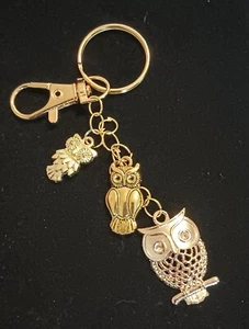 Owl Key Chain With Different Owls - Picture 1 of 2