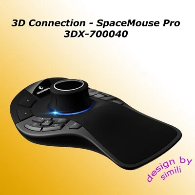 3Dconnexion SpaceMouse Pro 3D-Maus - Schwarz (3DX-700040) Neu, Ungeöffnet, OVP!! - Bild 1 von 4