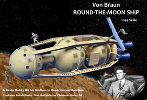 Von Braun Round-The-Moon Navire (1953) 1/144 Maquette Kit : 18SFP234 - Photo 1 sur 6