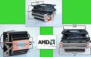 Original AMD 125W CPU Cooler Heat Sink for Socket FM2 AM3 AM3 Processors - New - Picture 1 of 6