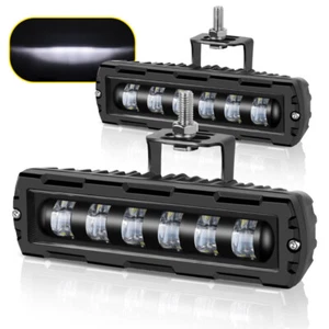 Barra de luces LED de trabajo 2X 6 pulgadas 30W cápsula de conducción punto blanco todoterreno camión antiniebla SUV ATV - Imagen 1 de 9