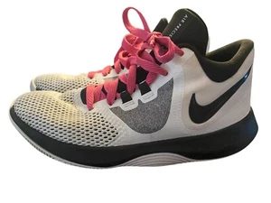 Nike Air Precision II Basketball Sneakers Shoes Black White AA7069-100 sz 8.5 - Picture 1 of 10