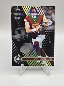 2023 Panini Limited Football Sam Howell 💥 #99, 58/99 - Commanders - Picture 1 of 2