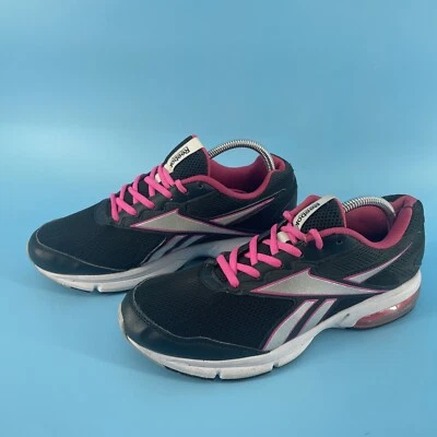 Zapatillas deportivas Reebok para mujer talla 11 DMX negras rosas malla monofusión Foto 1 de 4