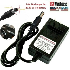 Balancing Electric Scooter Hover Board Unicycle Battery Adapter DC Charger 24V1A