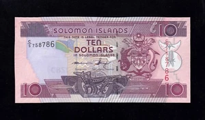 F.C. ISLAS SALOMON SOLOMON ISLANDS , 10 $ 1996 , S/C ( UNC ) , P.20 . - Picture 1 of 2