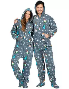 Merry Gnomes Hoodie Erwachsene Fleece One Piece - Bild 1 von 5