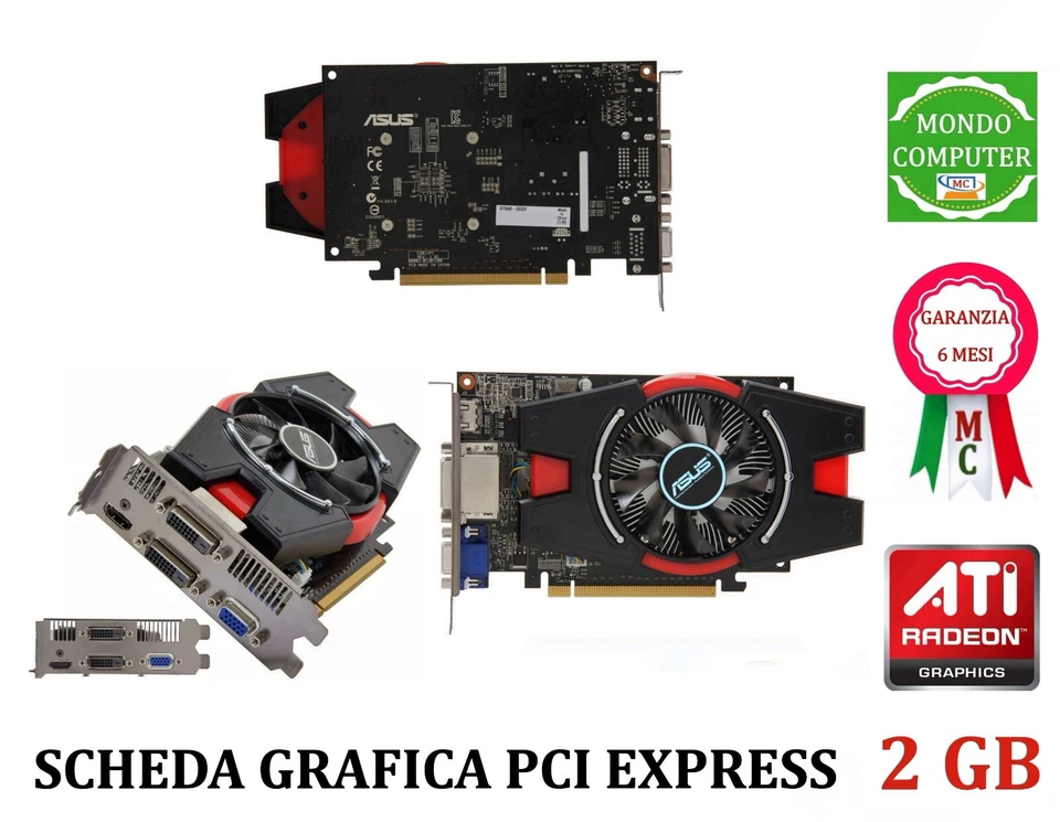 SCHEDA GRAFICA PCI EXPRESS 2 GB ASUS GT 640 D3 - Immagine 1 di 1