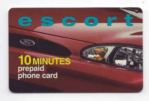 Prepaid Telefonkarte, Ford Escort Promotion, 90er Jahre, unbenutzt - Bild 1 von 2
