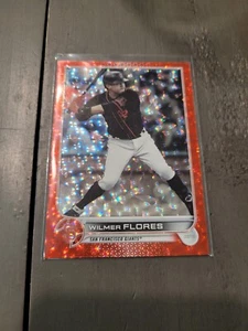2022 Topps Series 2 Wilmer Flores Red Foilboard Parallel 119/199 Giants - Picture 1 of 7