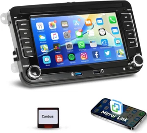Radio de coche Android GPS Navi para VW Golf 5 6 Passat Touran Polo Tiguan Seat Skoda - Imagen 1 de 23