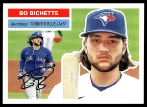 2021 Topps Throwback Thursday 17 Bo Bichette Blue Jays  PR1358 Baseball Card