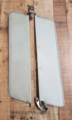 1956-1957 LINCOLN CAPRI AND PREMIERE SUN VISORS PAIR WITH BRACKET - Image 1 of 4