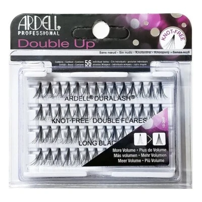 Ardell False Eyelashes Double Up Knot-Free Long Black #61496 (4 Pack) - Image 1 of 2