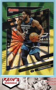 Karl-Anthony Towns  2021 Donruss  "Holo Green/Yellow Laser" #75 Minnesota - Picture 1 of 2
