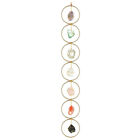  Chakra Gemstones Wall Hanger Crystals for Crafts Seven-color Wind Chime