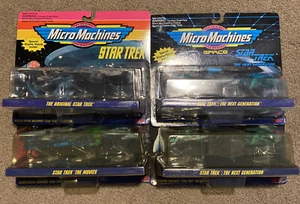 Star Trek Micro Machines TOS, TNG e film 1993 Galoob B44 - Foto 1 di 10