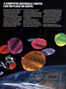 1987 McDonnell Douglas: Computer Materials Center Vintage Print Ad - Bild 1 von 1