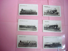NELSON LEE LIBRARY TRADE CARD SET - 1922 MODERN BRITISH LOCOMOTIVES - FULL SET.