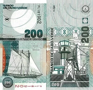 Cabo Verde / Cabo Verde 200 escudos 2005 P-68 UNC - Imagen 1 de 1