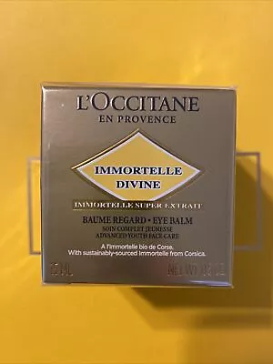 L'Occitane Immortelle Divine Eye Balm 0.5oz / Advanced Youth Face Care - Image 1 of 4