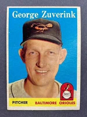 1958 Topps #6 George Zuverink (Baltimore Orioles) - Image 1 of 2