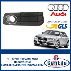 AUDI A4 2007 - 2011 GRIGLIA FENDINEBBIA BORDO CROMATO A3 DESTRO LATO PASSEGGERO - Foto 1 di 1