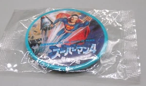 1987 vintage SUPERMAN IV THE QUEST FOR PEACE promo BUTTON pin DC Japan REEVE !!! - Picture 1 of 2