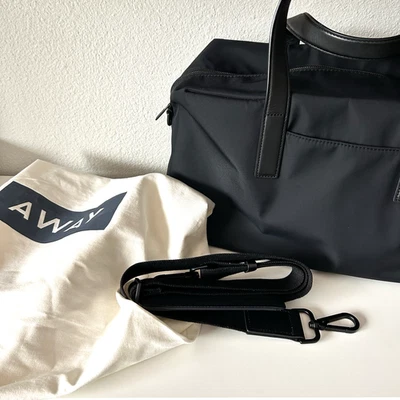 AWAY Travel Everywhere Bag Black Nylon w/ Crossbody Strap - Image 1 of 4