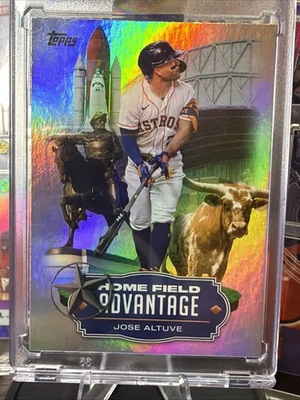 2023 Topps Now Jose Altuve Home Field Advantage HA-10 Houston Astros - Image 1 of 2
