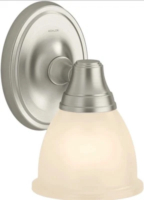 Kohler Lighting 11365 Forte 9" Tall Bathroom Sconce Brushed Nickel  Fast Ship - Image 1 of 4