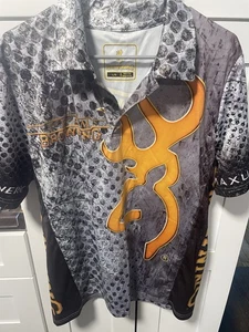 Browning Herren Large grau Performance Poloshirt Jagd Kurzarm Style - Bild 1 von 4