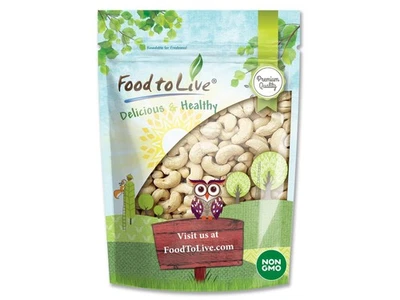 Whole Large Cashews W240, Non-GMO Verified - Kosher, Raw - by Food To Live - Image 1 of 4