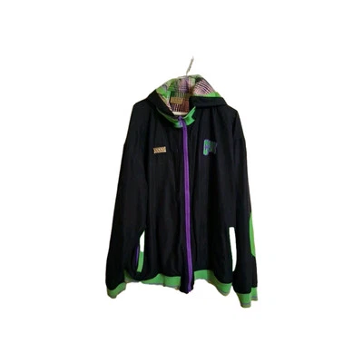 Chaqueta con Capucha Para Hombre Googi Reversible Cremallera Completa Verde/Negro Muticolor XXXL. Foto 1 de 4