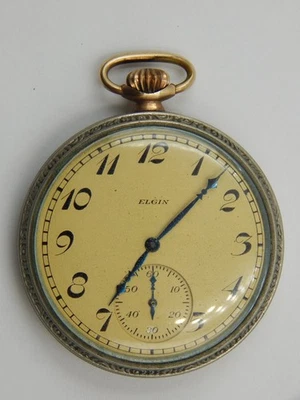 Vintage Elgin Grade 303 Model 3 7j Hand Wind Pocket Watch - Image 1 of 4