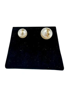 Saint Laurent Jewelry Stud Earrings Pearl Fashion Jewelry - Picture 1 of 5