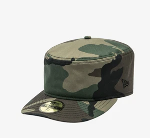 New Era Heritage Series Pillbox Fitted Cap Woodland Camo 14724856 - Picture 1 of 7
