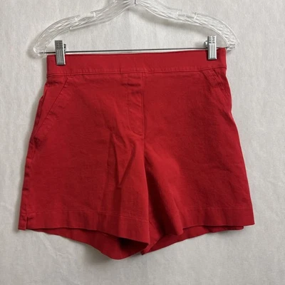 Spanx Women's Size Small Red On The Go 5" Pull On Stretch Shorts — 第 1/4 张图片