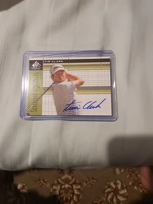 Tim Clark 2012 Upper Deck SP Game Used Golf Auto ( PGA ) - Image 1 of 3