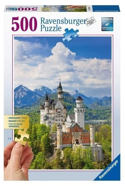 PUZZLE ravensburger CASTELLO DELLE FIABE originale 500 PEZZI grandi MAXI cm 61 x - Immagine 1 di 1