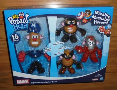 Mr. Potato Head Marvel 16pce. Superhero Collector Set Hasbro 2014 - Image 1 of 4