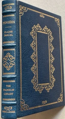 Pensees by Blaise Pascal  / Franklin Library's 100 Greatest Books / leather LN - Image 1 of 4
