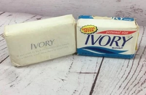 Lot of 2 Vintage Ivory Soap Bars Personal Size 3.5 oz. Bathroom - Picture 1 of 12