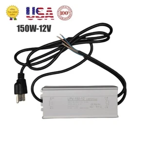 150W LED Strip Light Power Supply DC 12V 12.5A LED Driver Transformer w/ US Plug - Picture 1 of 5