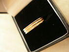 9 Carat Yellow Gold 4Mm Heavy Flat Wedding / Dress Ring Made By B & N Brand New