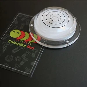 Brida Grande Redonda Nivel de Burbuja Ojo Toro - Reloj Herramienta Hobby Tocadiscos Caravana - Imagen 1 de 7
