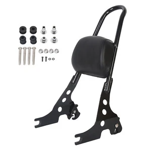 Sissy Bar Passenger Backrest For Harley Sportster XL 883 1200 Forty Eight 04-22 - Picture 1 of 13