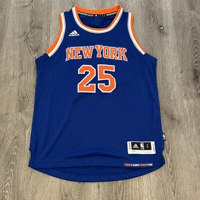 Camiseta deportiva juvenil Derrick Rose New York Knicks Adidas NBA Swingman talla juvenil XL (+2) Foto 1 de 4
