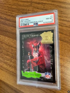 1994 coke monsters of the gridiron gold eric swann psa 8 - Picture 1 of 2